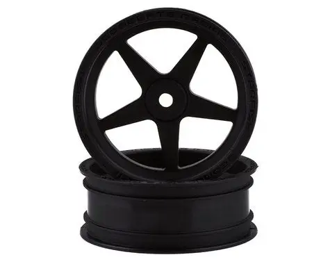 3406B Jconcepts Starfish Street Eliminator 2.2" Front Drag Racing Wheels (Black) (2) W/12Mm Hex 1