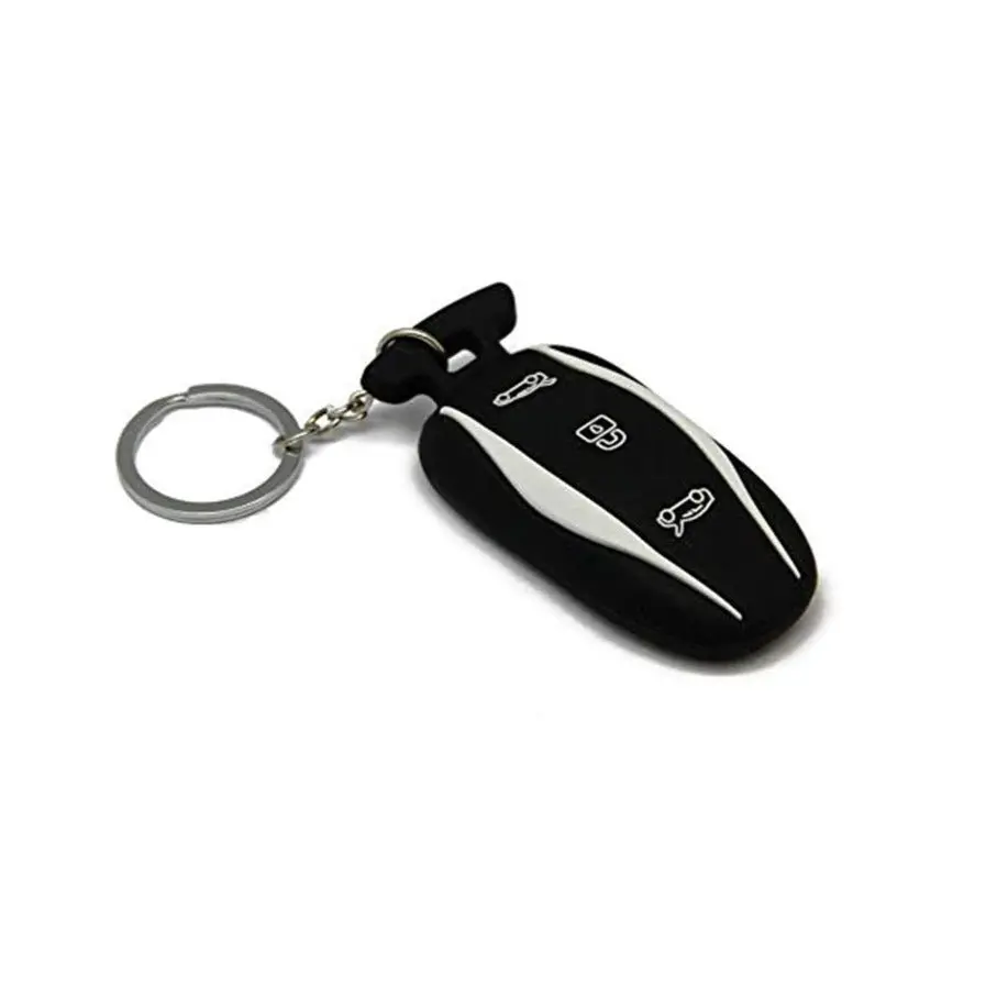 Premium Silicone Tesla Key Fob Cover | Embossed Buttons | Model S Design | Waterproof 2