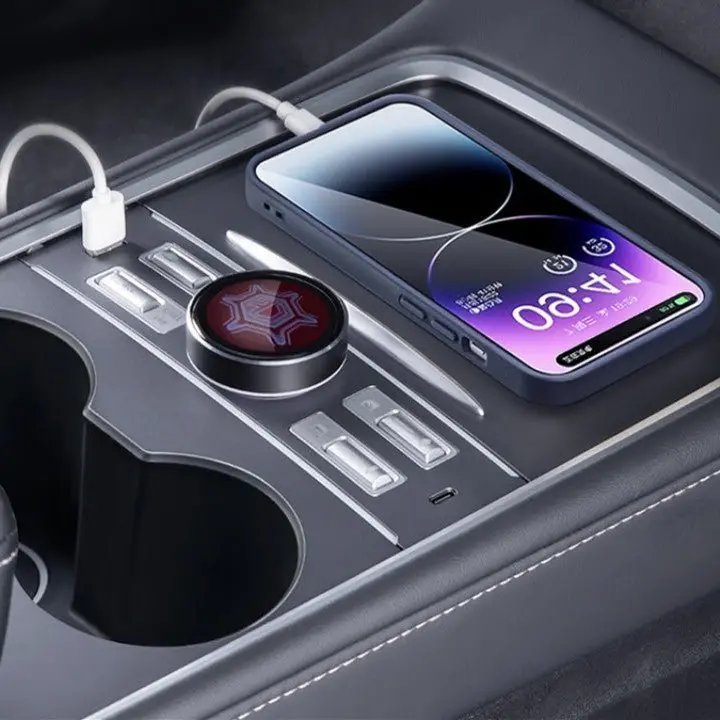 Lcd Knob Docking Station For Tesla Model 3 / Y 1