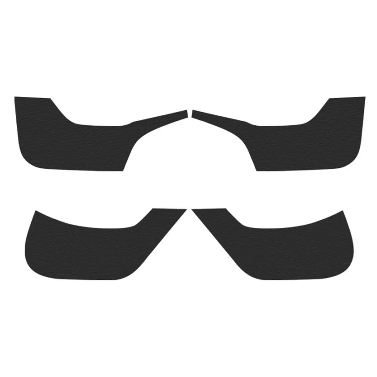 Leather Anti-Kick Mat Sticker Interior Anti-Dirt Protector For Tesla Model 3 (4Pcs) 2