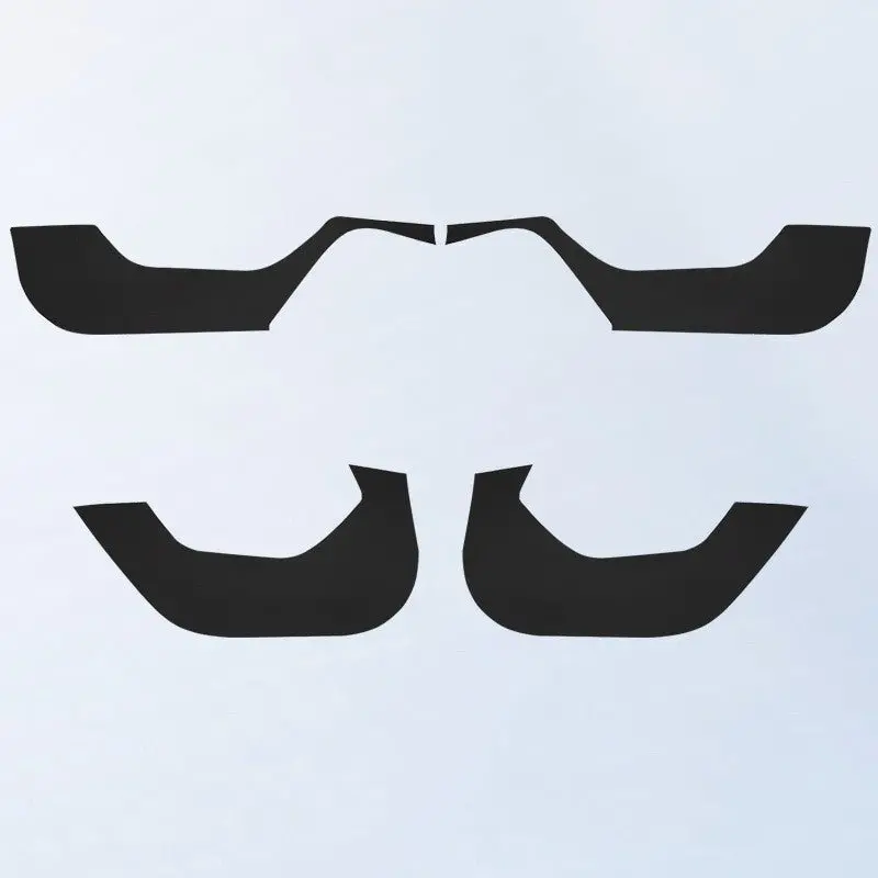 Leather Anti-Kick Mat Sticker Interior Anti-Dirt Protector For Tesla Model 3 (4Pcs) 3