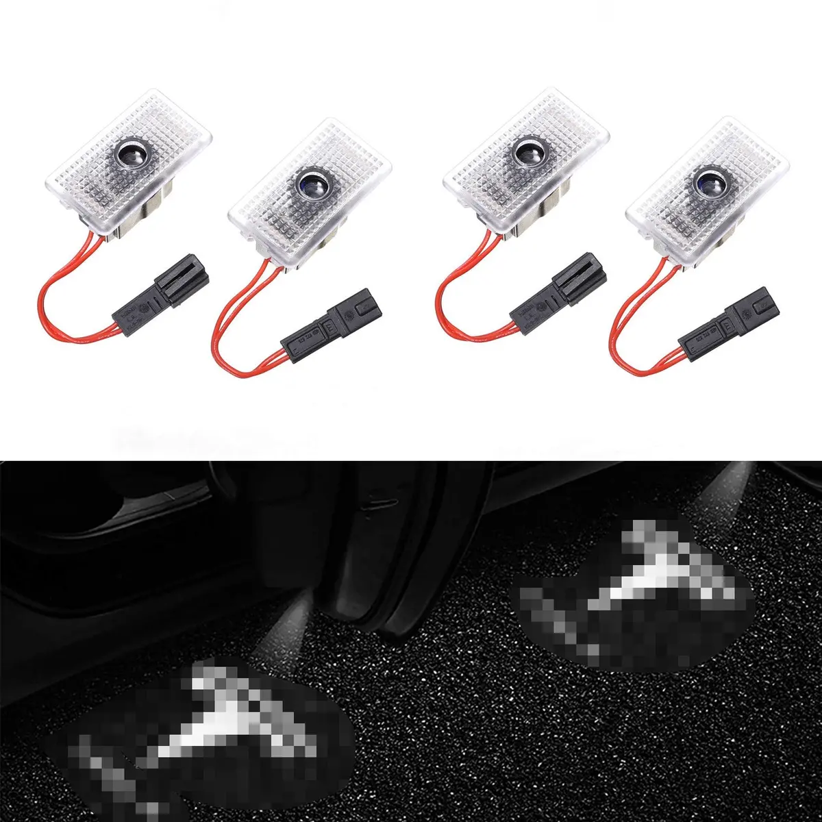 Led Logo Tesla Puddle Lights For Model 3/Y/S/X | Tesery 1