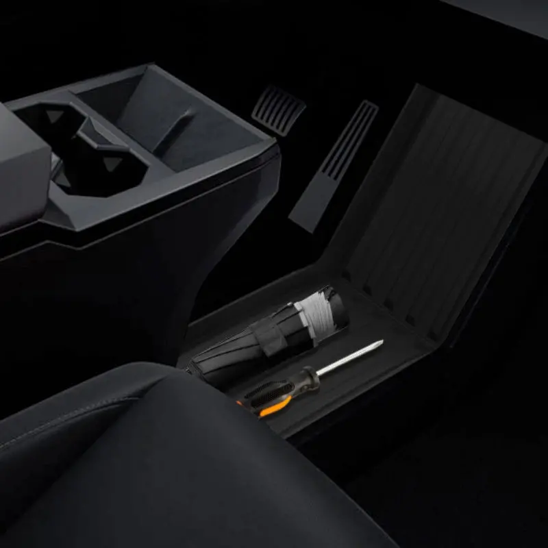 Lower Center Console Tpe Pad For Cybertruck 1