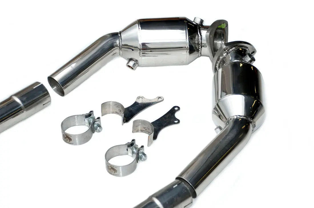 Fabspeed Maserati Gt 200 Cell Sportcat W/Resonator Bypass X-Pipe 1