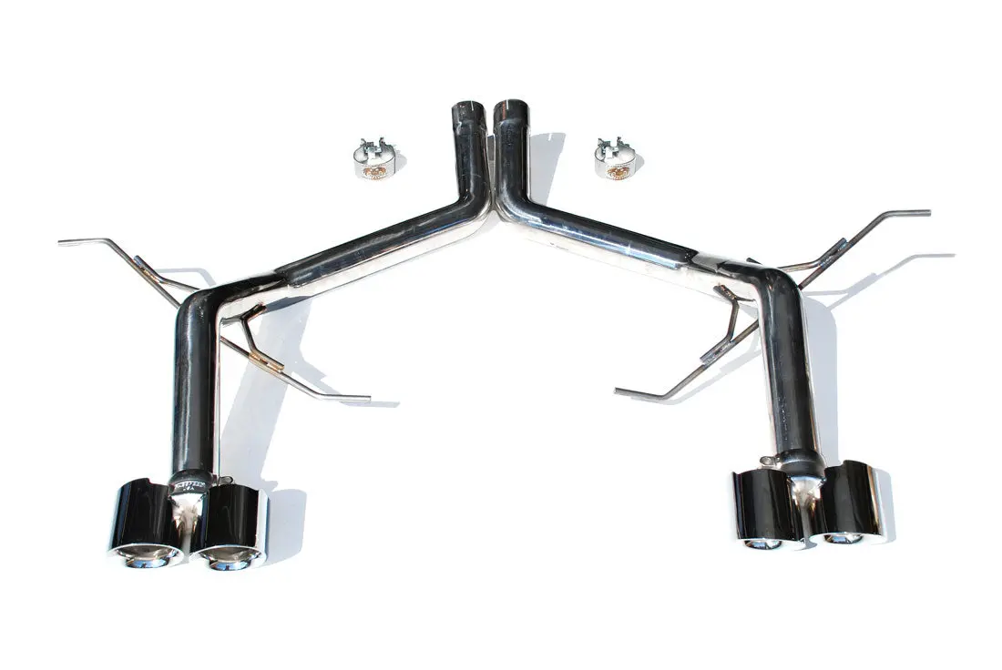 Fabspeed Maserati Quattroporte Muffler Bypass Pipes With Tips 1