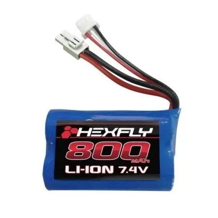 28021T Li-Ion Battery (7.4V, 800Mah) W/ Mini Tamiya Connector 1