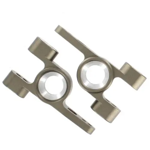 710006 Aluminum Rear Hub Carrier (1Pr)(Gunmetal) 1