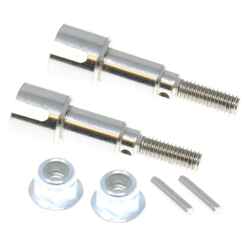 Rer13683 Metal Rear Wheel Shafts=Pins=Lock Nut M4 1