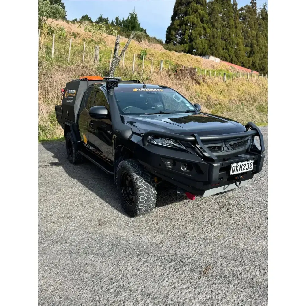 Mitsubishi Mr Triton (Full Bar Replacement) Rockarmor Gt Steel Hoop Bullbar 1