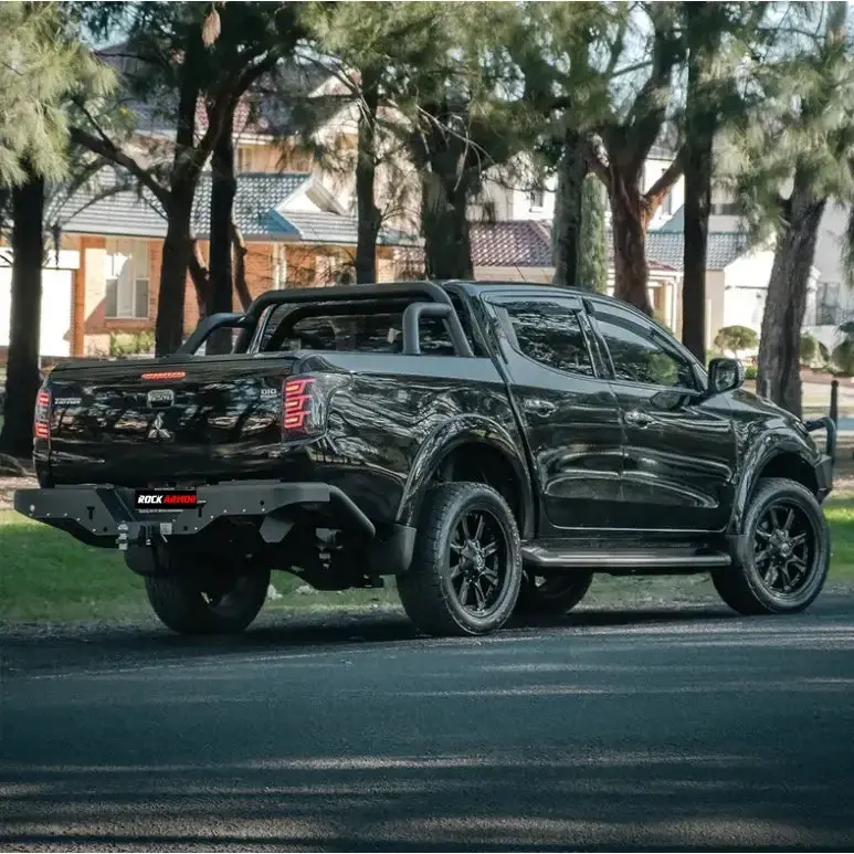 Mitsubishi Triton Mq 2015 - 2018 Rockarmor Elite Steel Rear Step / Tow Bar 1