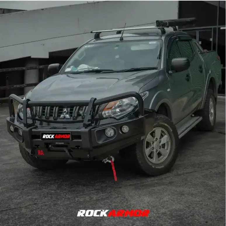 Mitsubishi Triton Mq Rockarmor Elite Steel Bullbar 1