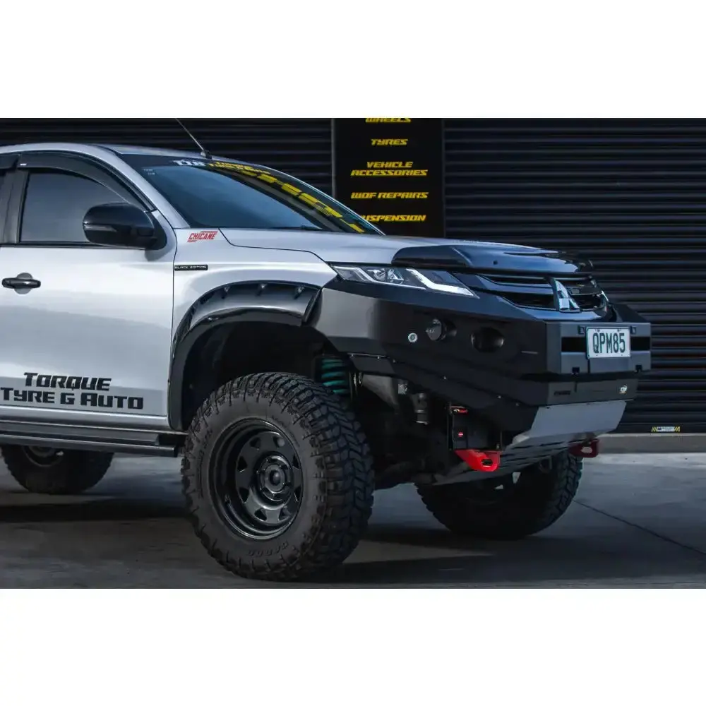 Mitsubishi Triton Mr (Full Bar Replacement) Rockarmor Gt Steel Hoopless Bullbar 1