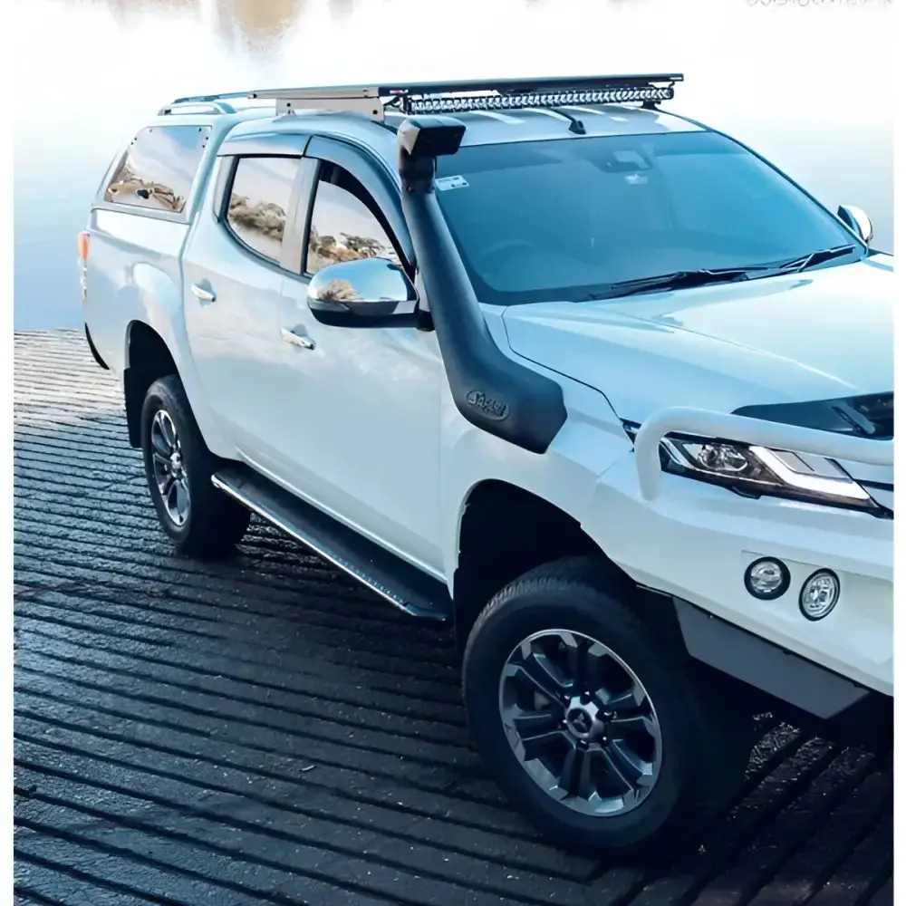 Mitsubishi Triton Mv Rockarmor Steel Rockslider Side Steps 1