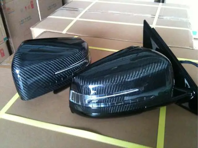 Mercedes-Benz E-Class W212 Carbon Fiber Mirror Cover 1