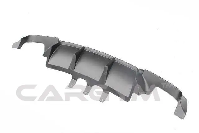 Bmw F10 5-Series (M-Sport Use) M5 Style Big Fins Rear Diffuser 1