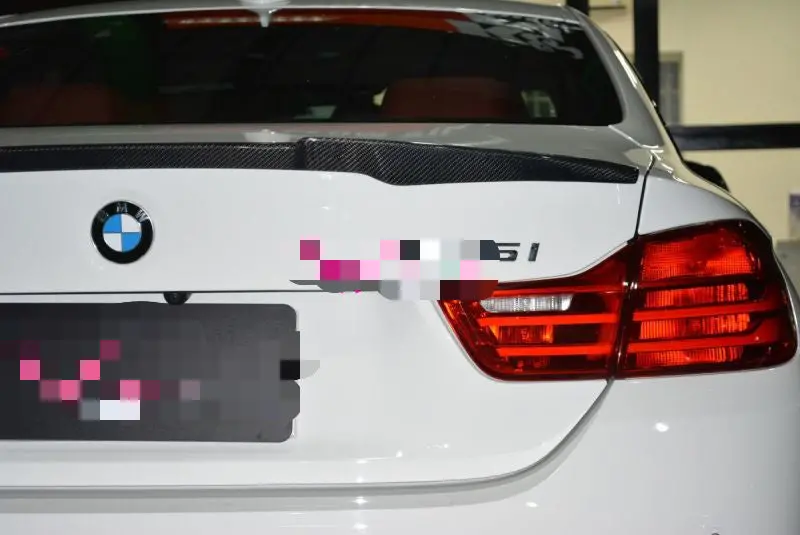 Bmw 4-Series Coupe F32 M4 Style Carbon Rear Trunk Spoiler 1