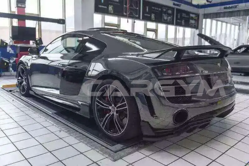 Rowen Style Audi R8 Carbon Fiber Double Deck Gt Rear Spoiler 1