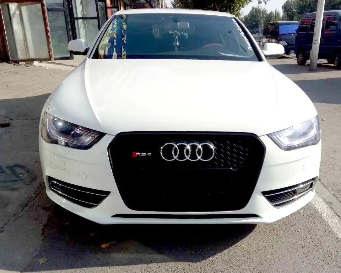 Audi A4 B8.5 Rs4 Style Matt Black Front Grill Set 1