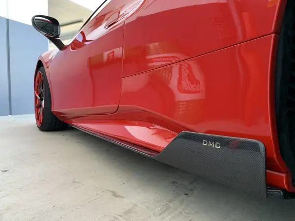 Dmc Ferrari 488 Gtb Carbon Fiber Side Skirts 1
