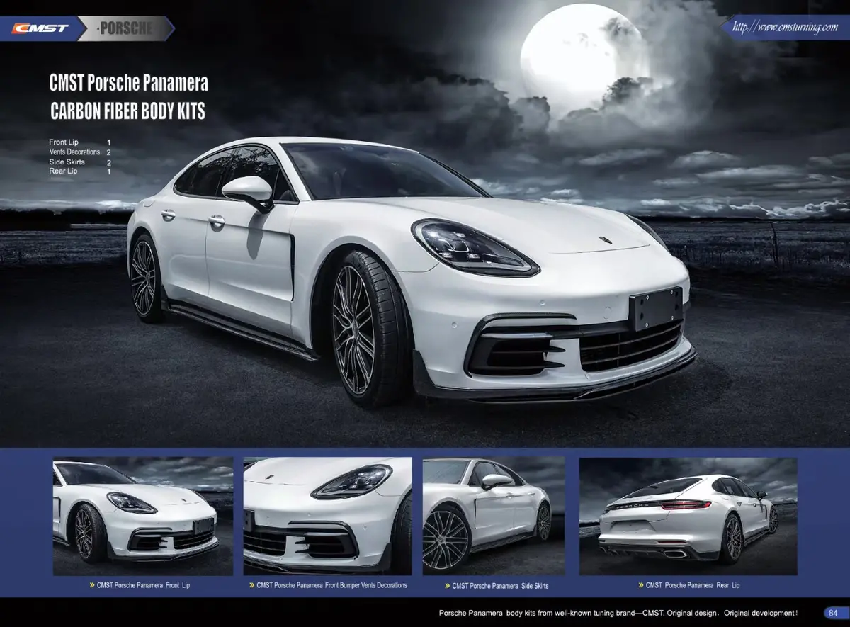 Cmst Carbon Fiber Aero Kit For Porsche Panamera 971 G2 2017+ 1