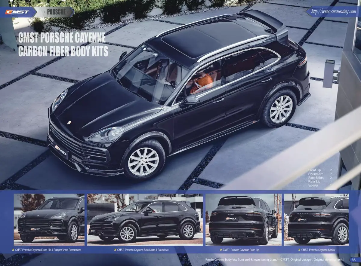 Cmst Carbon Fiber Widebody Kit For Porsche Cayenne 9Ya 2018+ 1