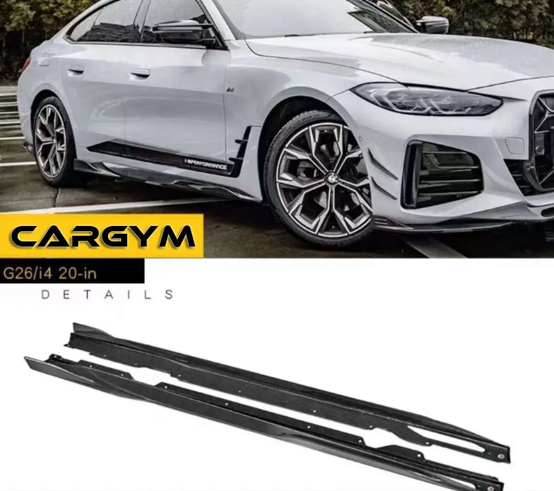 Bmw 4-Series G26 Grancoupe 2020+ Carbon Fiber Side Skirt Splitters 1