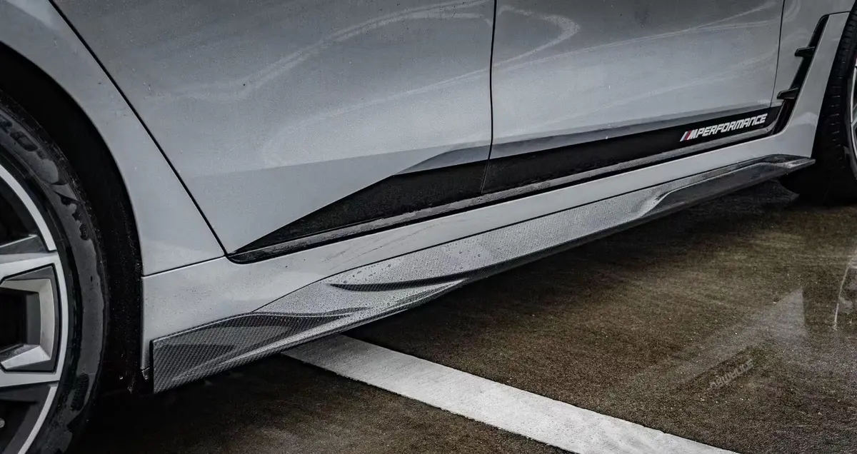 Bmw 4-Series G26 Grancoupe 2020+ Carbon Fiber Side Skirt Splitters 2