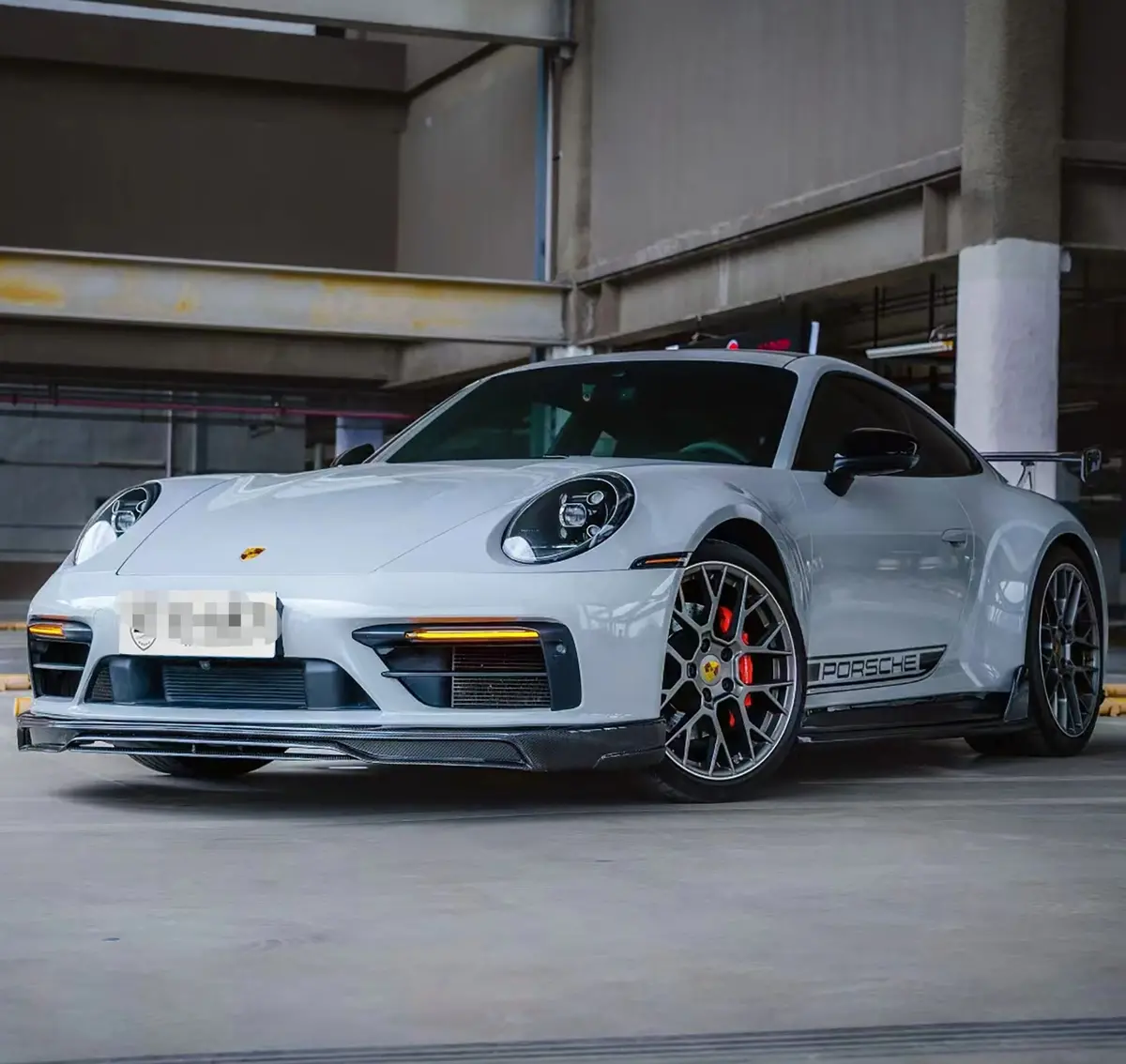 Porsche 911 992 Carrera / Targa S/ Gts / 4S (Sport Design) Carbon Fiber Front Lip 2