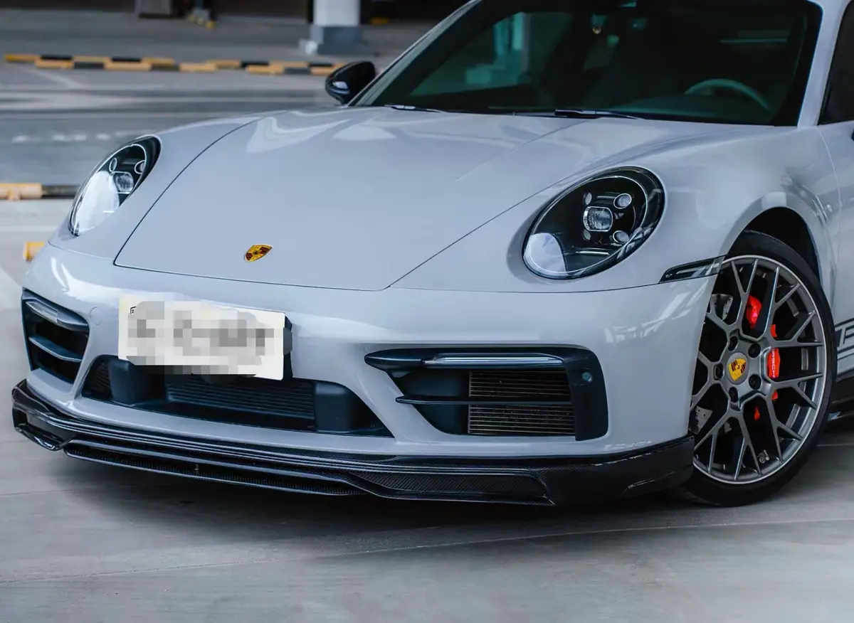 Porsche 911 992 Carrera / Targa S/ Gts / 4S (Sport Design) Carbon Fiber Front Lip 1