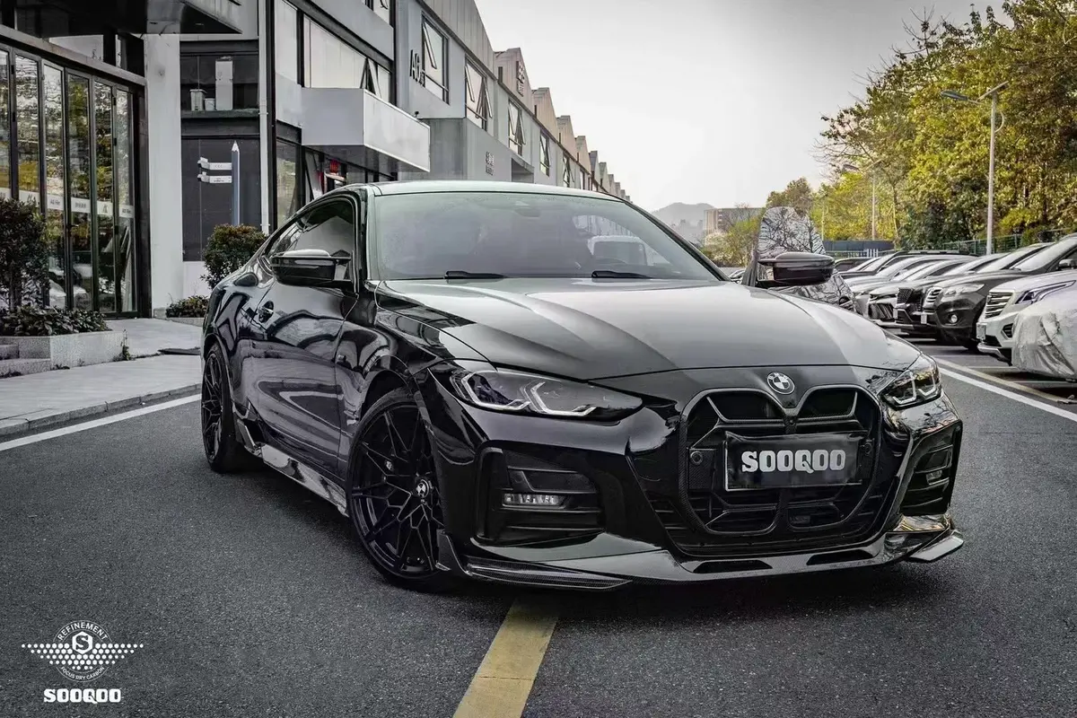Bmw 4-Series G22 Coupe 2022+ Dry Carbon Fiber Aero Kit By Sooqoo 1