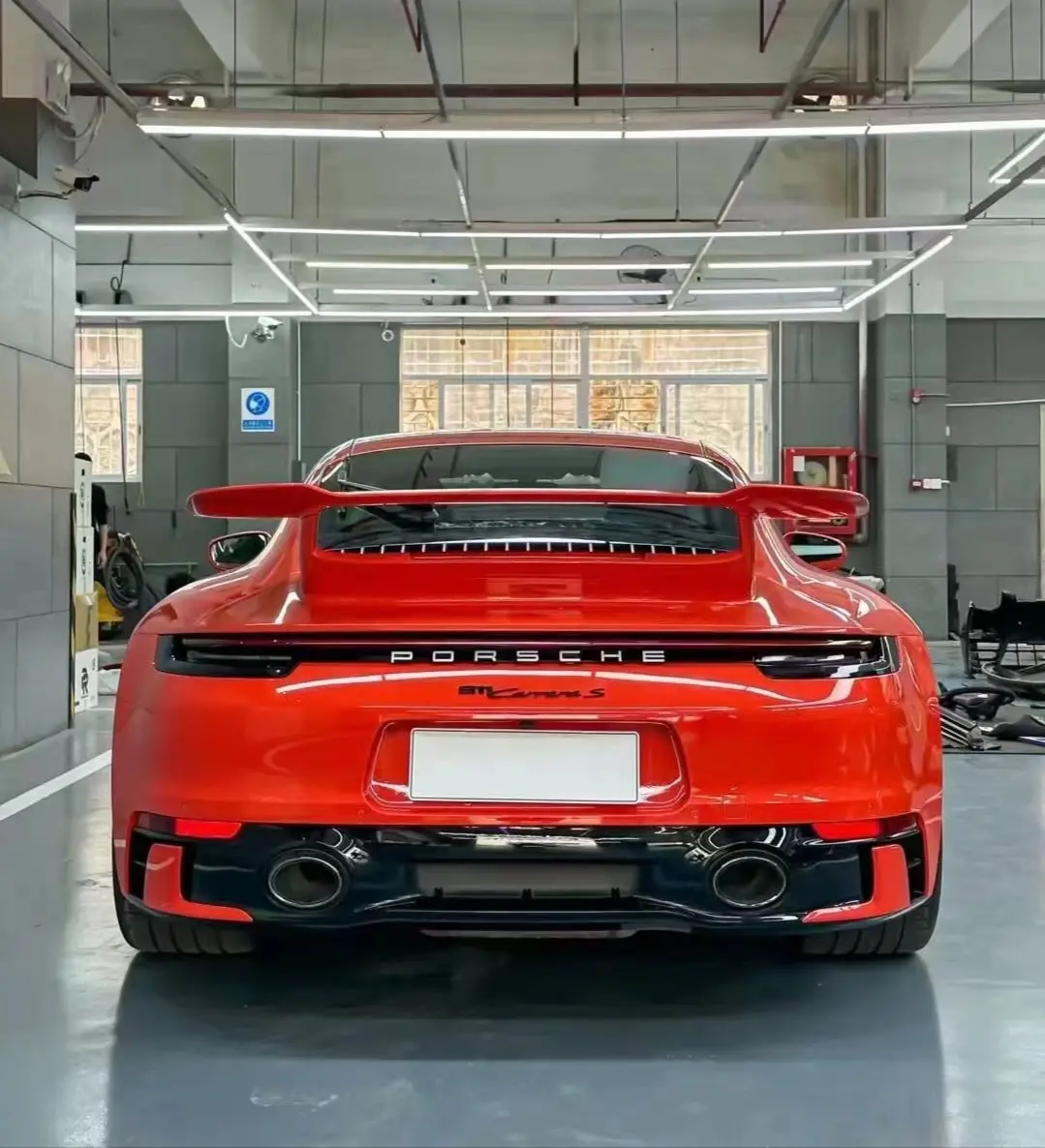 Sport Design Style Carbon Fiber Rear Wing Spoiler For The Porsche 911 992 Carrera & Cabriolet 1