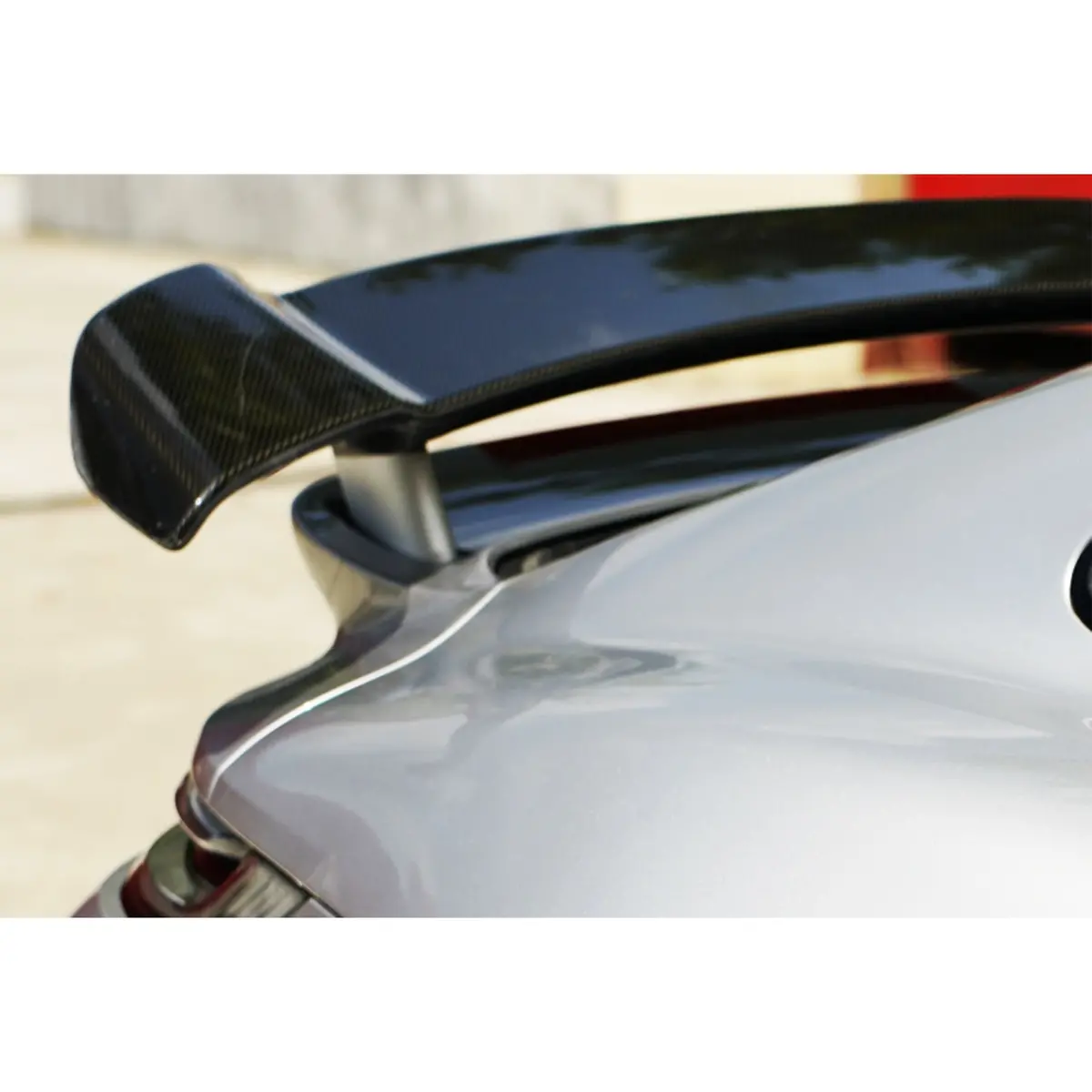 Techat Dry Carbon Fiber Rear Wing Spoiler For Porsche 911 992 Turbo / Turbo S 2021+ 1