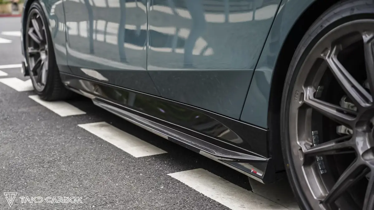 Takd Carbon Dry Carbon Fiber Side Skirts For Bmw 5-Series G60 2023+ 1