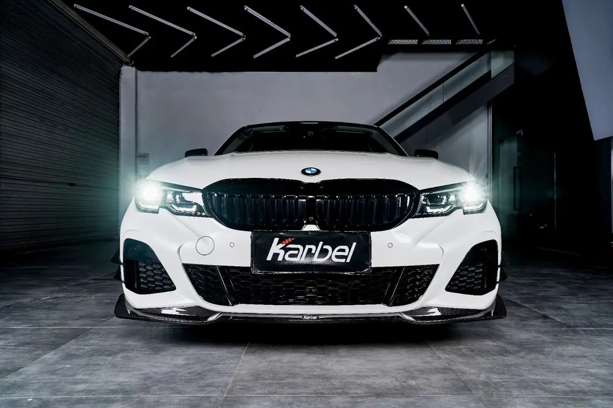 Karbel Carbon Dry Carbon Fiber Front Lip For Bmw 3 Series G20 2019+ 1