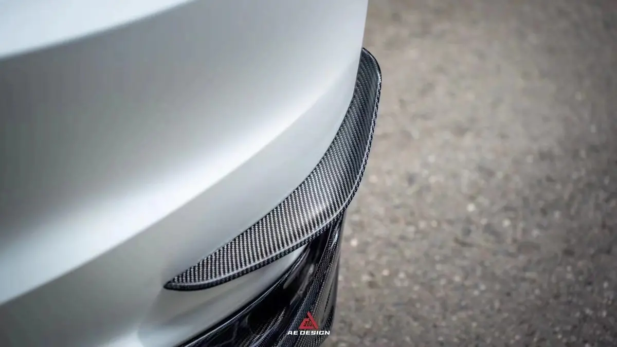 Armor Extend Carbon Fiber Front Canards For Tesla Model 3 2023+ 1