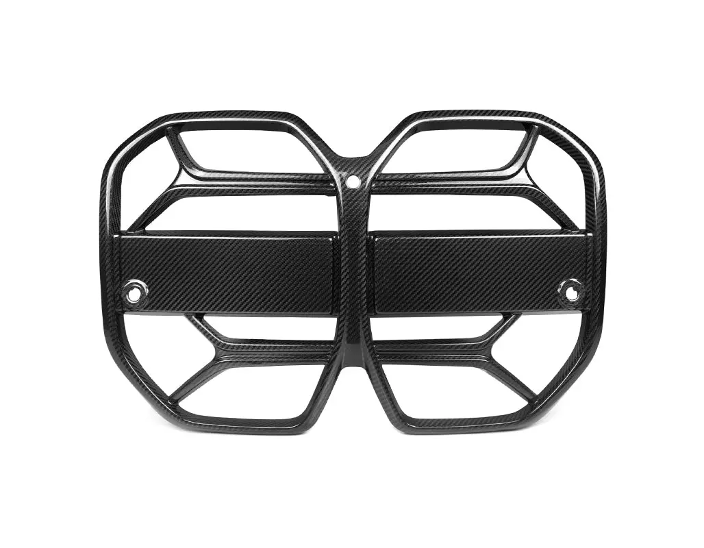 Dry Carbon Fiber Front Grill Attachment Trim For Bmw 4-Series / I4 G26 1