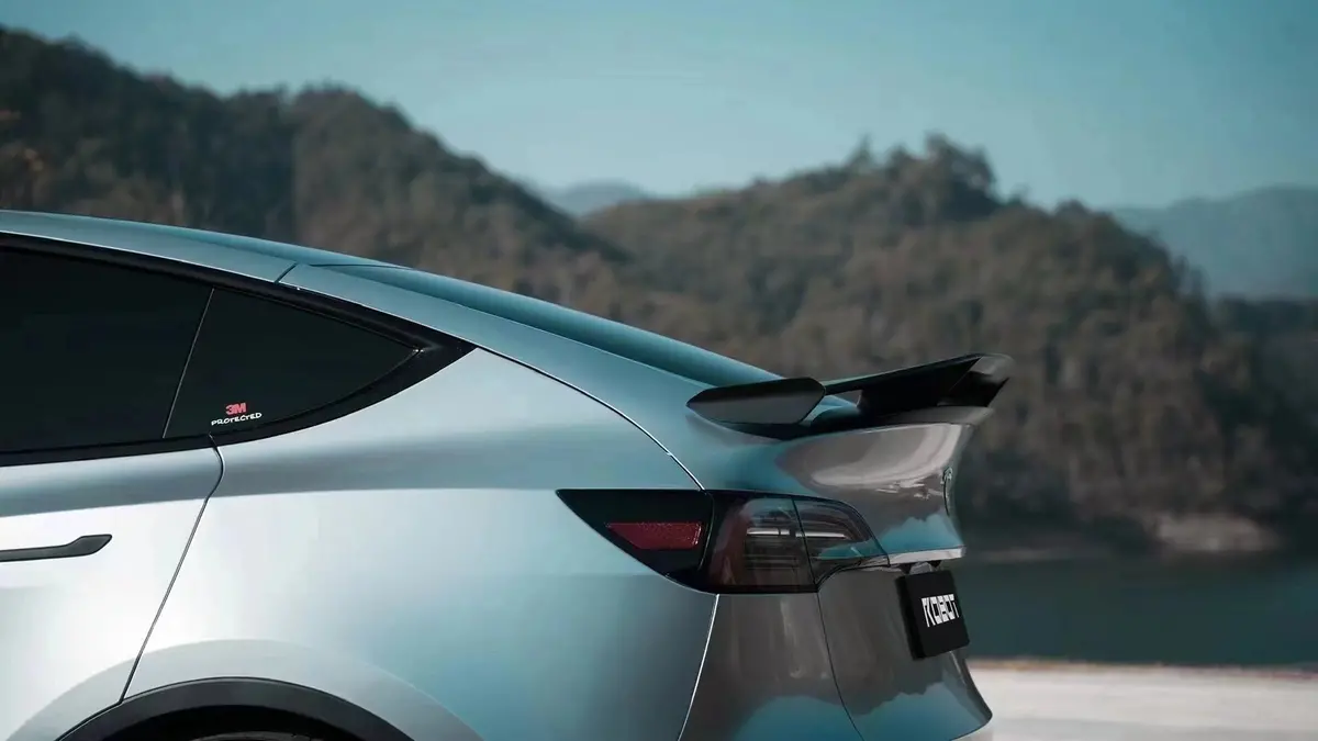 Robot Craftsman Tesla Model Y Crypton Gt Rear Wing Spoiler 1