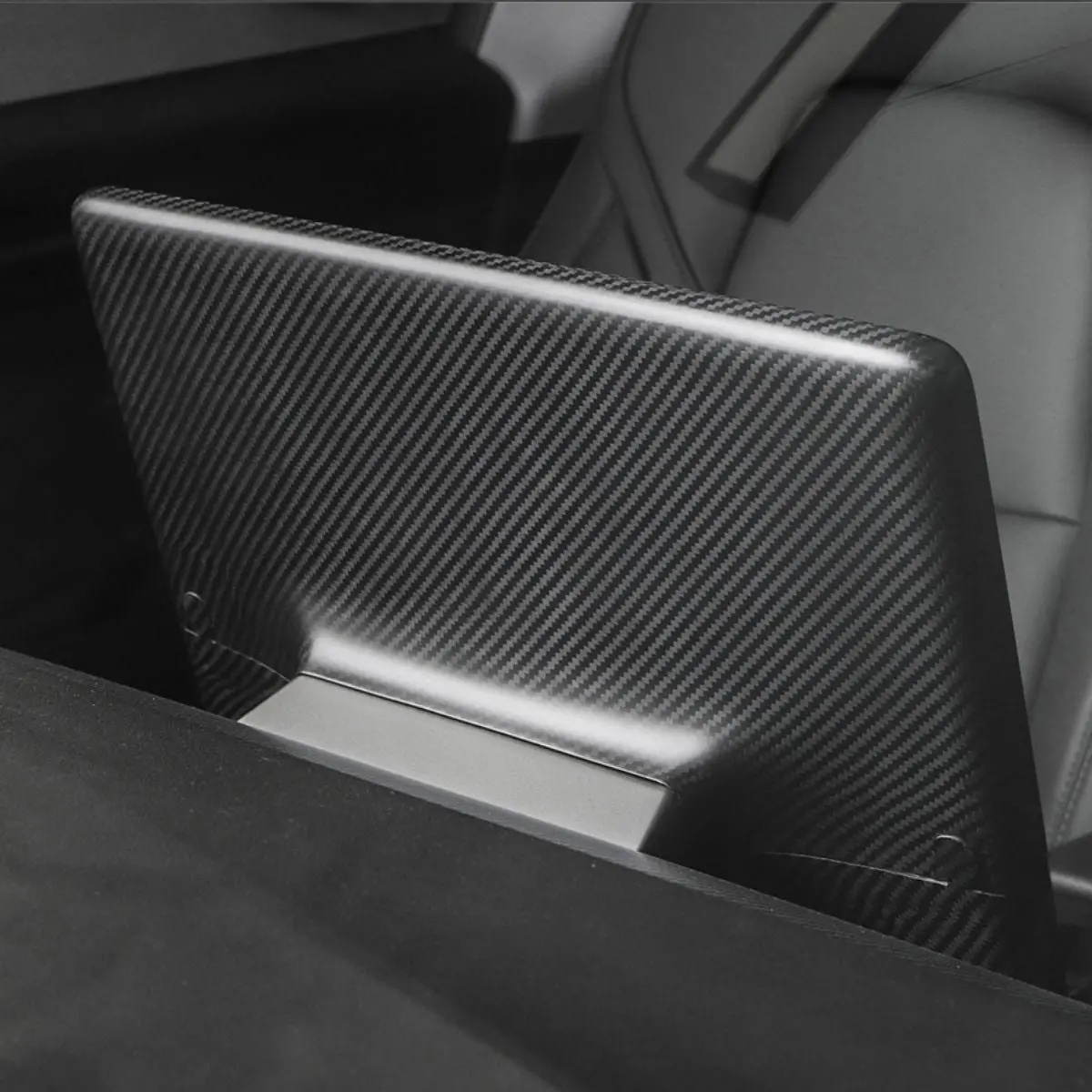Model 3 / Y Display Cover - Dry Carbon Fiber Interior Mods 1