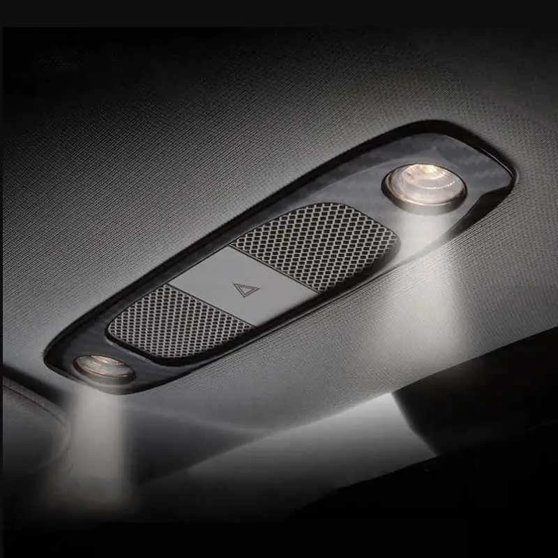 Model 3 / Y Dome Light Cover - Carbon Fiber Interior Mods 1
