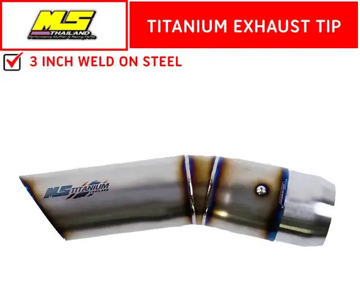 [Ms] Titanium Exhaust Tip Bend 1