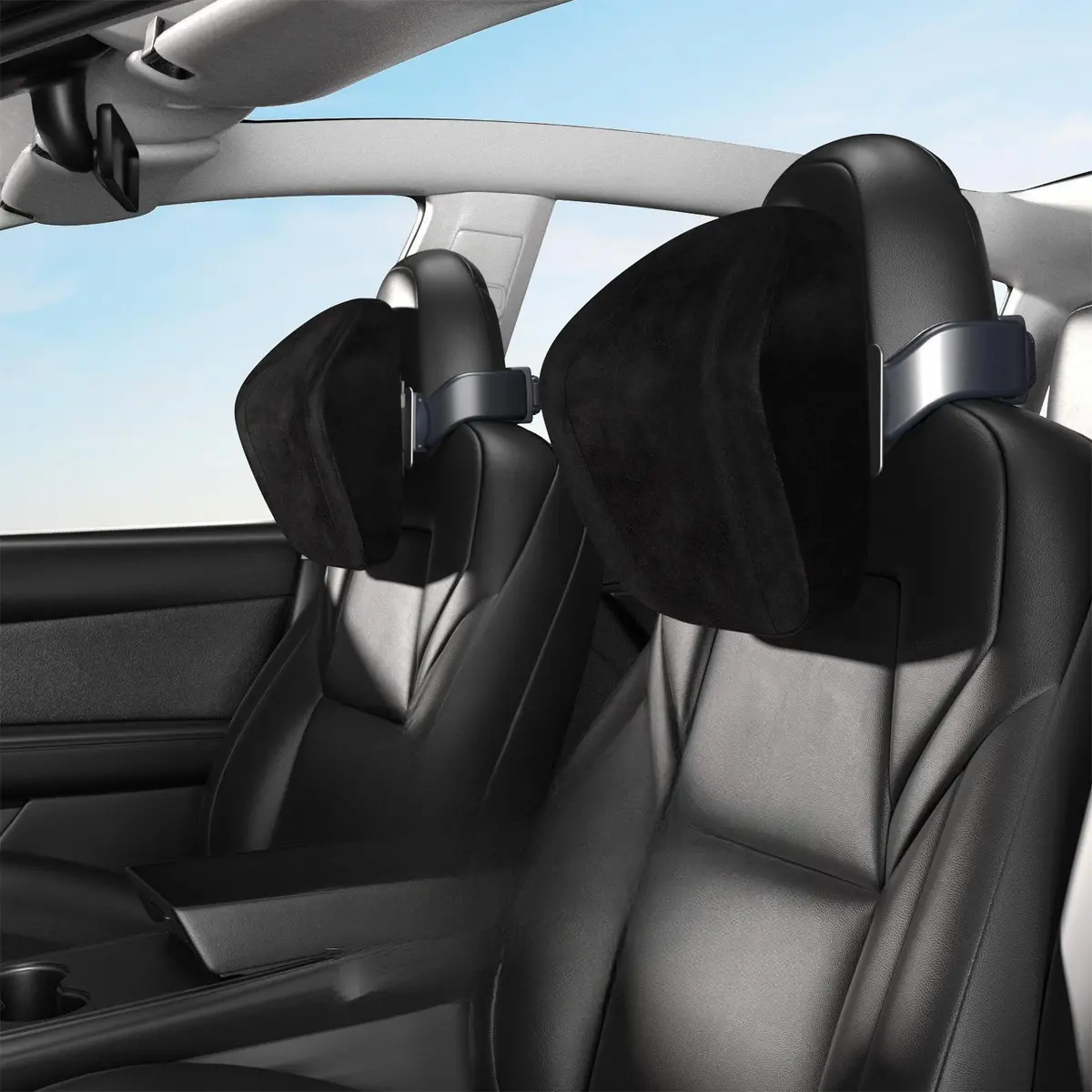 Multifunctional Car Headrest For Tesla Model 3/Y 1