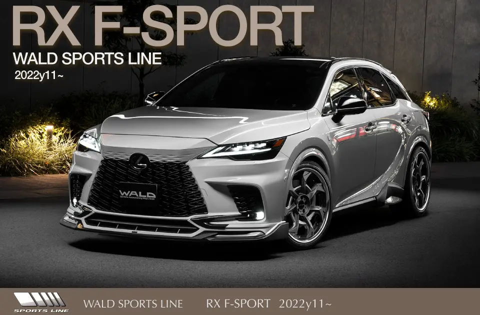 Wald Aero Body Kit For 2022+ Lexus Rx350 Rx500h F-Sport 1