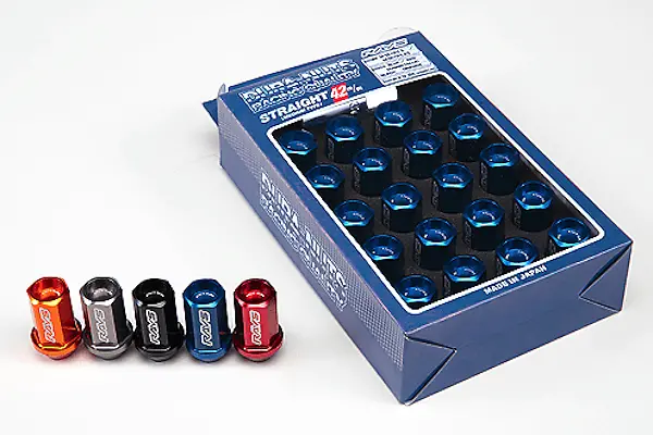Rays Dura-Nuts Racing Quality 42Mm Straight M14 Nuts Set 1