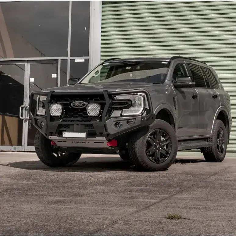 Next Gen Ford Everest Rockarmor Gt Steel Hoop Bullbar 1