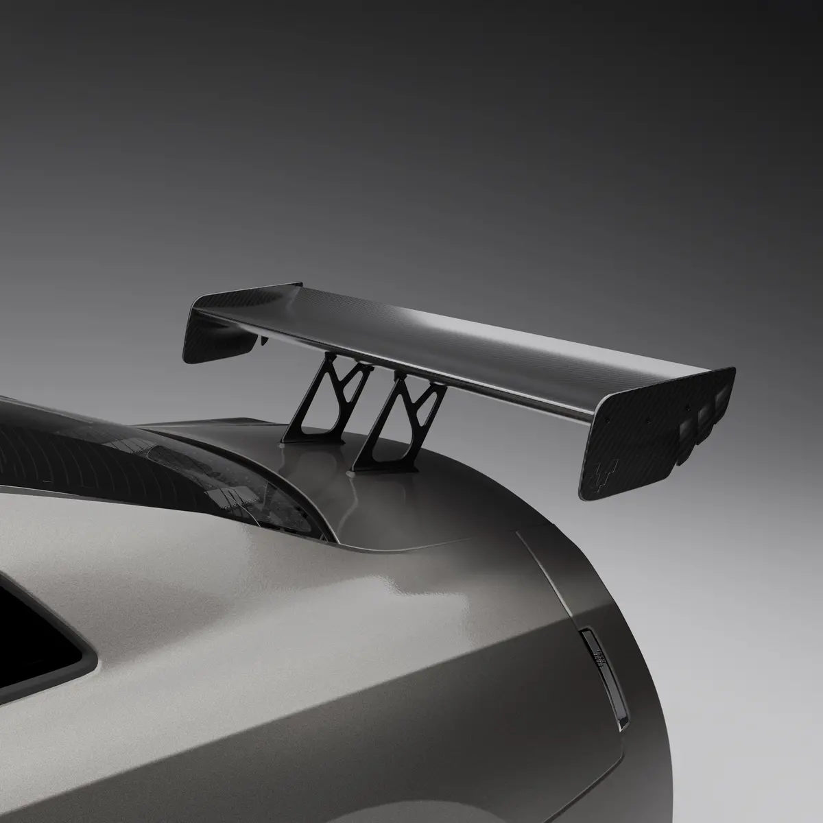 Vulcan Alpha Nissan Gtr R35 Carbon Fiber Single Element Wing 1