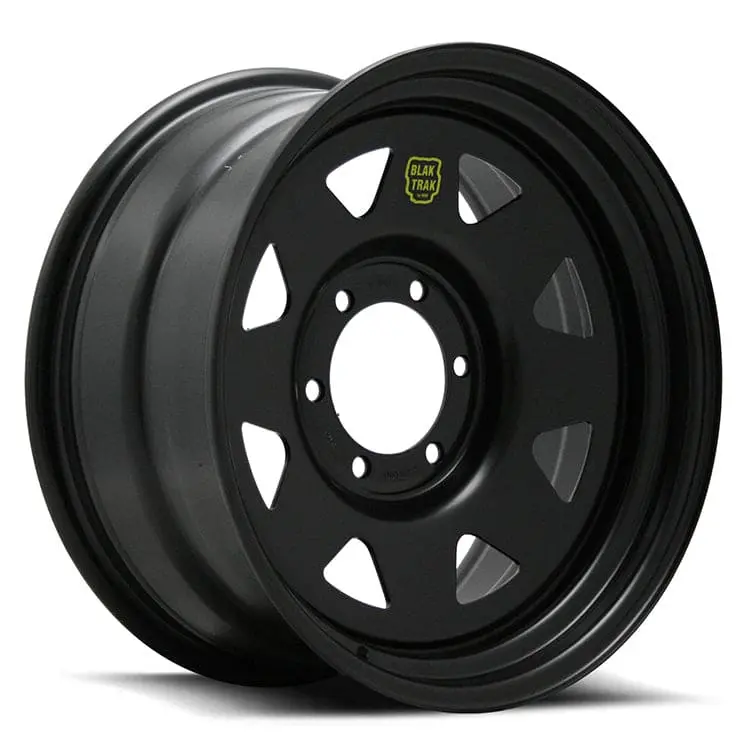 Roh Steel Black Trak Matt Black Wheel 1