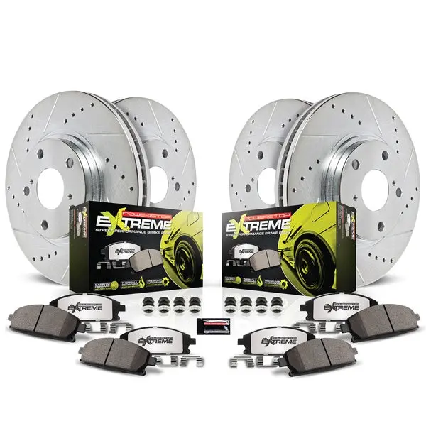 Powerstop Z26 Street Warrior Brake Upgrade Kit For '20-'25 C8 Corvette 1
