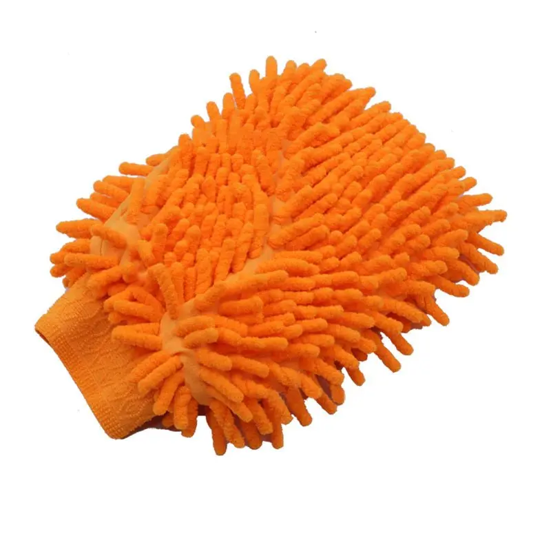Premium Chenille Car Wash Gloves (2-Pack) | Scratch-Free | Super Absorbent | 3 Colors 2