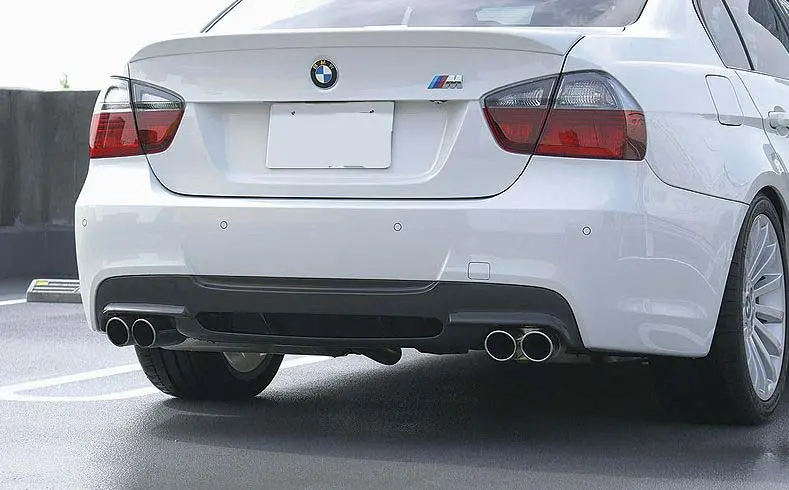 Bmw E90 3-Series 3D Design Carbon Rear Diffuser (Dual Outlets) 1