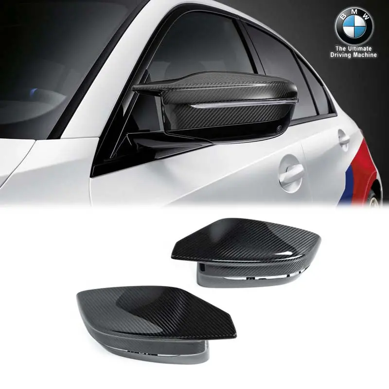 Genuine Bmw M Performance Retrofit Carbon Fiber Replacement Mirror Cover For G80 M3 / G82 G83 M4 1